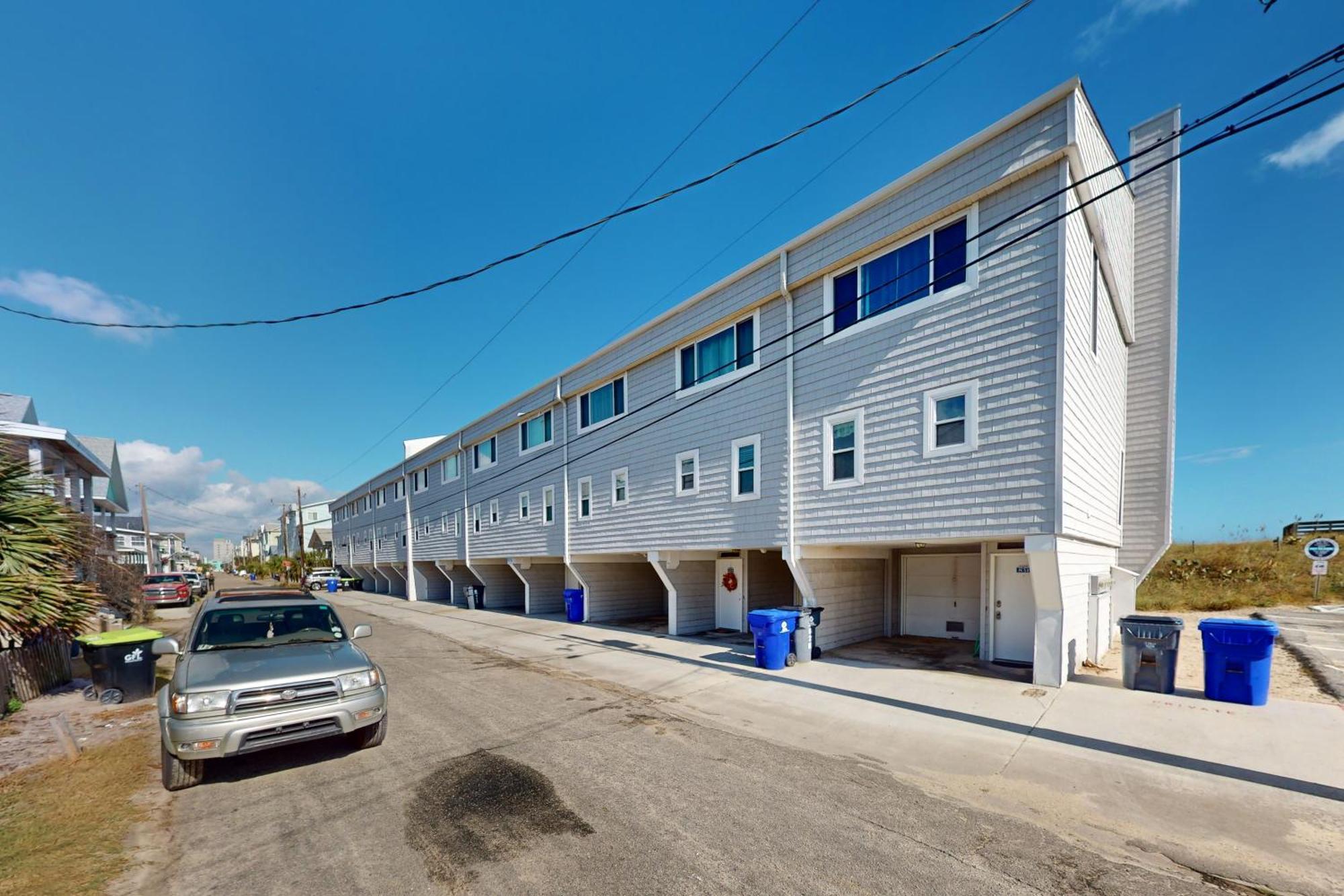 Oceanfront Townhouse Villa Carolina Beach Exterior photo